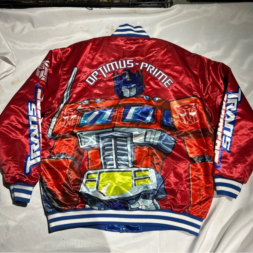 Rare Transformers Satin Bomber Jacket Headgear Classics Size 5XL Brand‎ New - Picture 7 of 8
